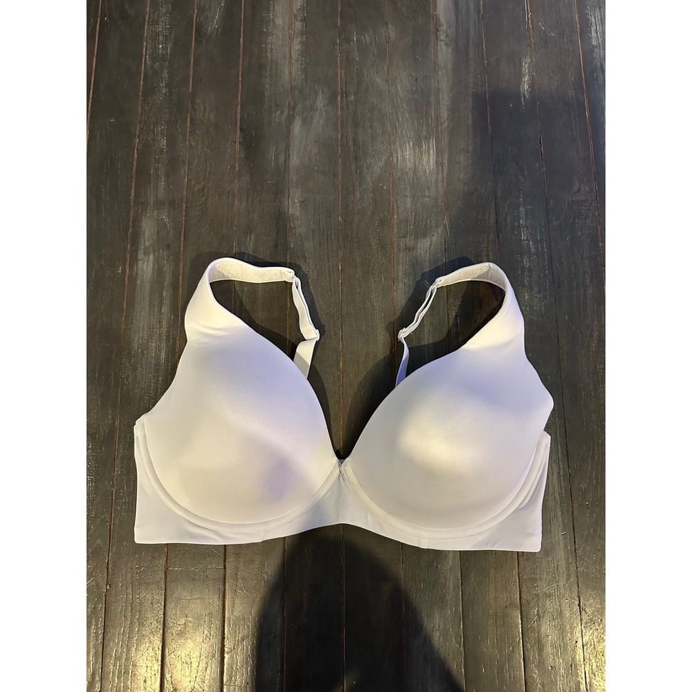 Catherines Intimates White Underwire Full Coverage Bra 40DD 27-0506-9